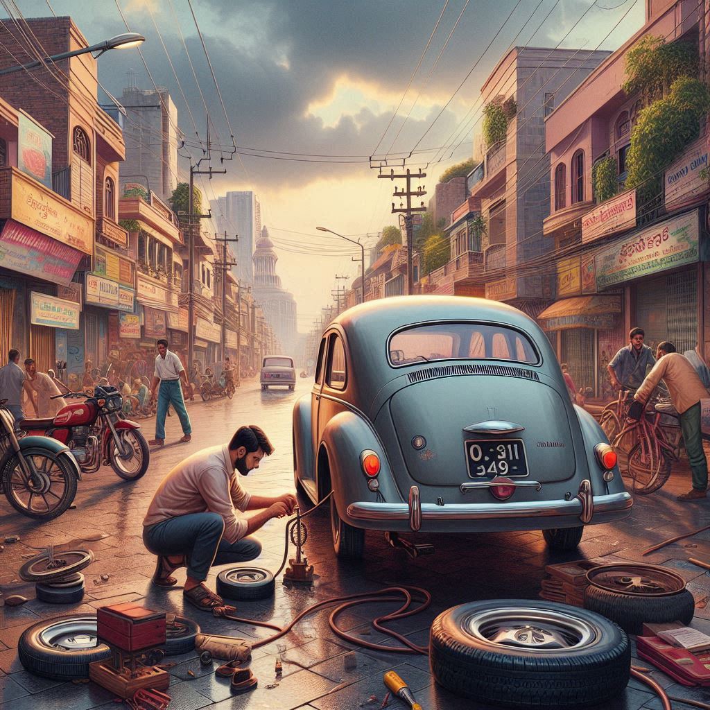 Flat Tyre Assistance